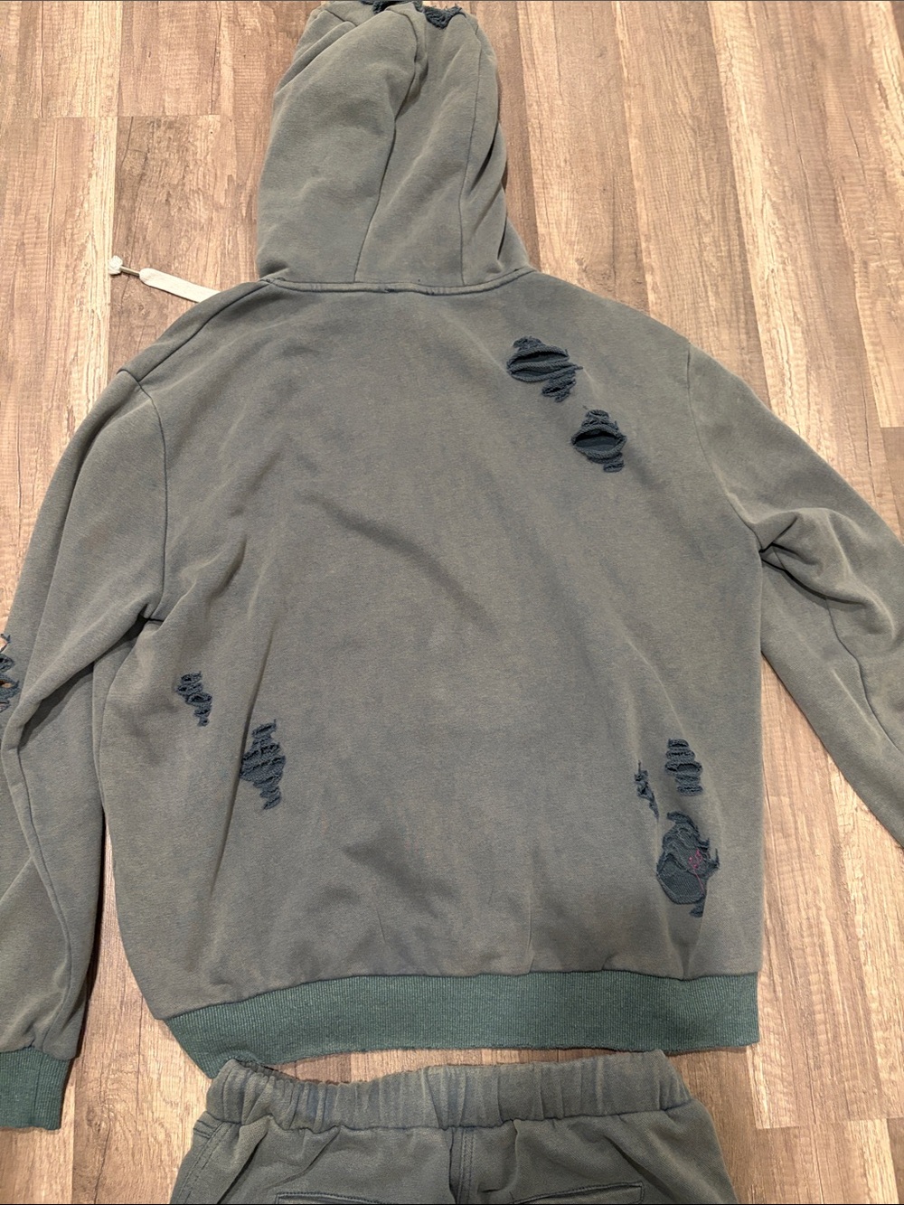 POL Distressed Hoodie And Sweatpants Set - Picture 7 of 8